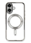 BFS  iPhone 16 Plus Kılıf Kross Magneticsafe Kapak - Gümüş