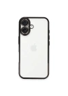 BFS  iPhone 16 Plus Kılıf  Lensli Silikon - Siyah