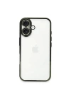 BFS  iPhone 16 Plus Kılıf  Lensli Silikon - Yeşil