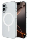 BFS  iPhone 16 Plus Kılıf Magneticsafe Şeffaf Silikon - Şeffaf