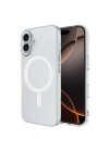 BFS  iPhone 16 Plus Kılıf Magneticsafe Şeffaf Silikon - Şeffaf