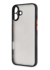 BFS  iPhone 16 Plus Kılıf Montreal Silikon Kapak - Siyah