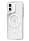 BFS  iPhone 16 Plus Kılıf PC Poso Magsafe Kapak - Şeffaf