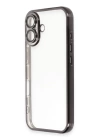 BFS  iPhone 16 Plus Kılıf Razer Lensli Silikon - Siyah