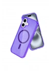 BFS  iPhone 16 Plus Kılıf Star Magsafe Kapak - Mor