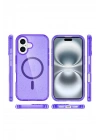 BFS  iPhone 16 Plus Kılıf Star Magsafe Kapak - Mor