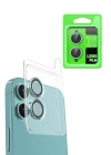 BFS  iPhone 16 Plus Raze Metal Kamera Lens - Turkuaz