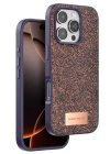 BFS  iPhone 16 Pro Bright Simli Kapak - Derin Mor