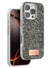 BFS  iPhone 16 Pro Bright Simli Kapak - Gümüş