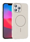 BFS  iPhone 16 Pro Broş Magsafe Kapak - Krem