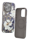 BFS  iPhone 16 Pro Flower Series Magsafe Kapak - Gri