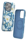 BFS  iPhone 16 Pro Flower Series Magsafe Kapak - Mavi