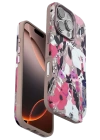 BFS  iPhone 16 Pro Flower Series Magsafe Kapak - Pembe