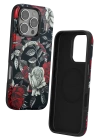 BFS  iPhone 16 Pro Flower Series Magsafe Kapak - Siyah