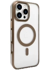 BFS  iPhone 16 Pro Gleam PC Sert Magsafe Kılıf - Kahverengi