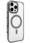 BFS  iPhone 16 Pro Gleam PC Sert Magsafe Kılıf - Titan Gri