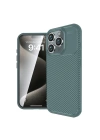 BFS  iPhone 16 Pro Kılıf Auto Focus Karbon Kapak - Koyu Yeşil