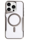 BFS  iPhone 16 Pro Kılıf Boyi Magsafe Silikon Kapak - Titan Gri