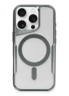 BFS  iPhone 16 Pro Kılıf Boyi Magsafe Silikon Kapak - Yeşil