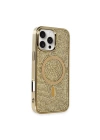 BFS  iPhone 16 Pro Kılıf Diamond Magsafe Kapak - Gold