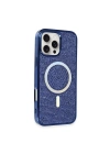 BFS  iPhone 16 Pro Kılıf Diamond Magsafe Kapak - Lacivert