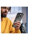 BFS  iPhone 16 Pro Kılıf Elegant Kapak - Derin Mor
