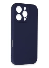 BFS  iPhone 16 Pro Kılıf First Silikon - Lacivert