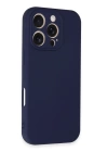 BFS  iPhone 16 Pro Kılıf First Silikon - Lacivert