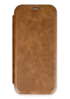 BFS  iPhone 16 Pro Kılıf Flip Cover - Taba