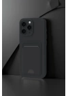 BFS iPhone 16 Pro Kılıf Kelvin Kartvizitli Silikon - Derin Mor