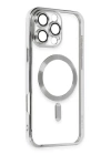 BFS  iPhone 16 Pro Kılıf Kross Magneticsafe Kapak - Gümüş