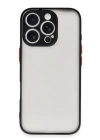 BFS  iPhone 16 Pro Kılıf Montreal Silikon Kapak - Siyah