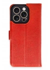 BFS  iPhone 16 Pro Kılıf Trend S Plus Kapaklı Kılıf - Kırmızı