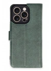 BFS  iPhone 16 Pro Kılıf Trend S Plus Kapaklı Kılıf - Yeşil