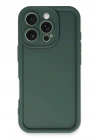 BFS  iPhone 16 Pro Kılıf Viera Silikon - Koyu Yeşil