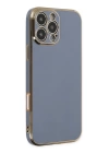 BFS  iPhone 16 Pro Kılıf Volet Silikon - Mavi