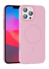 BFS  iPhone 16 Pro Max Broş Magsafe Kapak - Pembe
