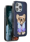 BFS  iPhone 16 Pro Max Cute Desenli Kapak - Lacivert