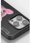 BFS  iPhone 16 Pro Max Cute Desenli Kapak - Siyah