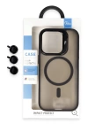 BFS  iPhone 16 Pro Max Flet Lens Magsafe Kapak - Turuncu
