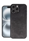BFS  iPhone 16 Pro Max Kılıf Aras Deri Kapak - Siyah
