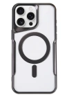 BFS  iPhone 16 Pro Max Kılıf Boyi Magsafe Silikon Kapak - Siyah