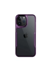 BFS  iPhone 16 Pro Max Kılıf Boyi Silikon Kapak - Derin Mor