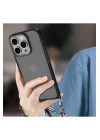 BFS  iPhone 16 Pro Max Kılıf Elegant Kapak - Siyah