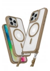 BFS iPhone 16 Pro Max Kılıf Enka Magsafe Silikon Kılıf - Desert