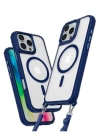 BFS  iPhone 16 Pro Max Kılıf Enka Magsafe Silikon Kılıf - Lacivert