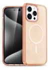 BFS  iPhone 16 Pro Max Kılıf Glow Magsafe Kapak - Turuncu