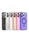 BFS  iPhone 16 Pro Max Kılıf Glow Magsafe Kapak - Turuncu