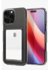 BFS  iPhone 16 Pro Max Kılıf Kart Şeffaf Silikon - Şeffaf
