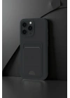 BFS  iPhone 16 Pro Max Kılıf Kelvin Kartvizitli Silikon - Lacivert